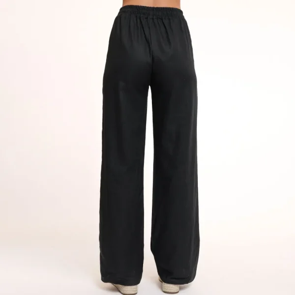 Black Tall Linen-Pants<Olivia & Kate Discount