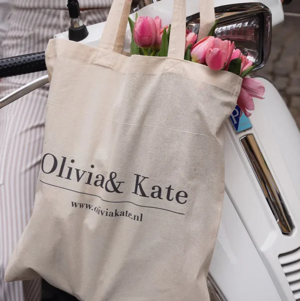 Creme Canvas-Bag<Olivia & Kate Cheap