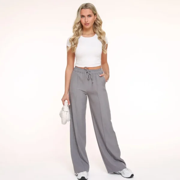 Grey Continuous Seams-Trouser<Olivia & Kate Cheap